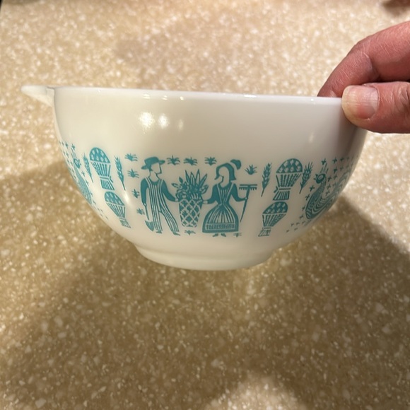 Pyrex vintage Amish Butterprint Conderella  bowls #444, 4Qt, #441, 1-1/2Qt - Picture 8 of 13